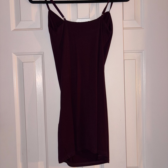 Edikted Cowl neck Mini Dress- Plum - Picture 4 of 4